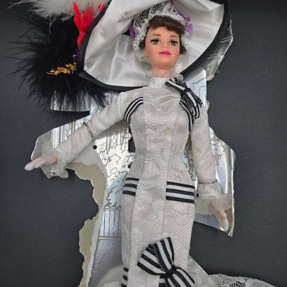 Barbie Doll As Eliza Doolittle In My Fair Lady At Ascot Debut 1995 Vintage Matte - Picture 6 of 11